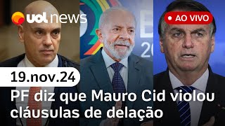 Plano para matar Lula e Moraes bastidores pedido de prisão a Bolsonaro e  ao vivo com comentários [upl. by Wini82]