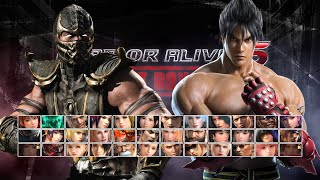 Dead or Alive 5 Last Round Scorpion VS Jin Kazama [upl. by Marzi]