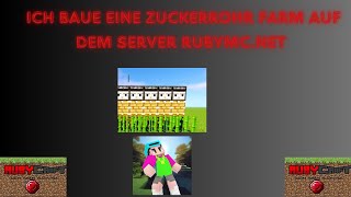 Ich baue eine Zuckerrohr Farm auf dem Server Rubymcnet [upl. by Jordanson]