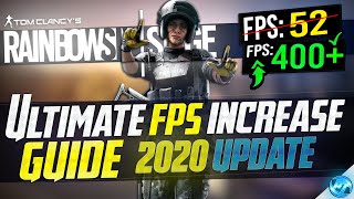 🔧 Rainbow Six Siege Dramatically increase performance  FPS with any setup 2020 MAJOR Update [upl. by Ardnuaed]