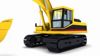 3D Caterpillar 330 Animation in Maya [upl. by Irac]