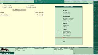 Print Recipients Name in Receipt Register in TallyERP9 [upl. by Isidoro]