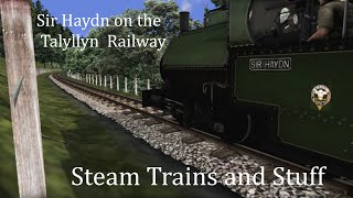 Sir Haydn running on the Talyllyn Railway [upl. by Enyledam]