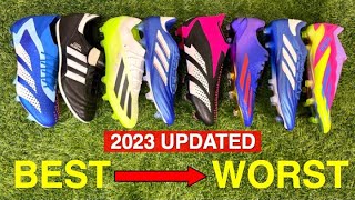 RANKING every 2023 Adidas football boot from BEST TO WORST  UPDATED [upl. by Mariana680]