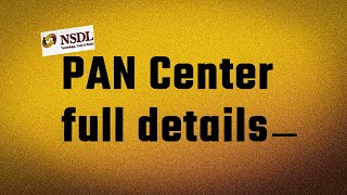 NSDL PAN Center id full details  Nsdl pan center id Free [upl. by Alhsa]