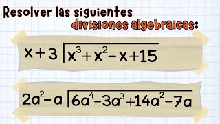 División de polinomios Parte 1 [upl. by Liddie]