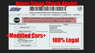 How to Avoid Smog Check in California 100 Legal [upl. by Gniy]