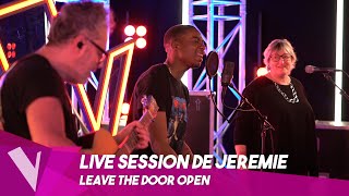 Jeremie Makiese  Leave the door open  Live Session  The Voice Belgique [upl. by Macfadyn]