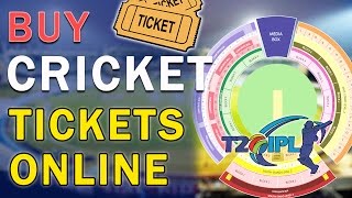 How To book Cricket tickets online  ODI  IPL  T20 Match  World Cup Tickets [upl. by Aidole]