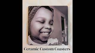 Ceramic Custom Coasters 🎁 [upl. by Yraht735]