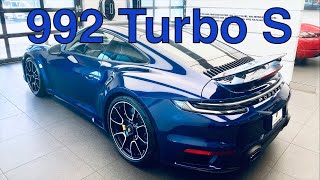 Full Walk Around on this 2021 992 Turbo S in Gentian Blue  YouTube Live Video [upl. by Sparkie]