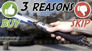 Galaxys Edge Cal Kestis Legacy Lightsaber Review Reasons to BUY or SKIP [upl. by Berthold]