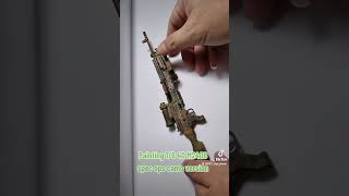 Modelling amp painting 16 4D Puzzle M240B MG [upl. by Aseek]