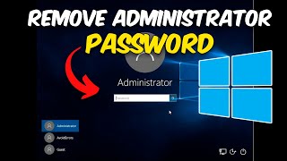 How to Remove  Change Administrator Password on Windows 10  Full Guide [upl. by Kcirdez610]