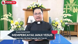 WASIAT KEKAL 1234  MEMPERCAYAI JANJI YESUS [upl. by Volney482]