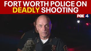 Fort Worth deadly officerinvolved shooting update FULL UPDATE [upl. by Lisabeth]