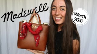 Is It Worth 158 Madewell Transport Bag Review Not Sponsored 2022 [upl. by Aleibarg434]