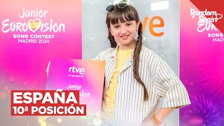 ¡España Actuará 10ª en Eurovision Junior 2024 [upl. by Cirdet]