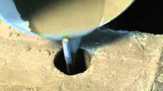 How to Pour Anchor Cement By Sakrete [upl. by Aihsetan886]