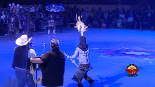 Apache Crown Dancers  2022 Gathering of Nations  Powwowscom [upl. by Aiht579]