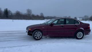 BMW E46 winter drift 4K [upl. by Ysirhc]