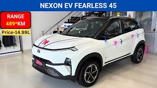 2024 Tata Nexon EV Fearless 45👌489 Km Range ✅Tata Nexon 2024 Model  nitin ghule [upl. by Nonnek199]