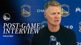 Steve Kerr Recaps Warriors Loss to Clippers  Nov 18 2024 [upl. by Stubstad]