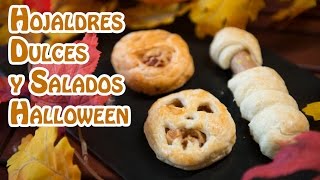 Hojaldres Dulces y Salados Halloween Calabazas y Momias [upl. by Alahsal]