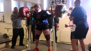 Carl Yngvar Christensen 460 kg i knebøy [upl. by Amla]