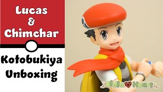 Lucas amp Chimchar  Anime Figure Unboxing  Kotobukiya ARTFX J  Kouki amp Hikosaru [upl. by Lesser217]