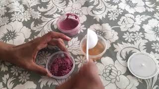 Beginners How to make your own Rose Powder Face Mask [upl. by Akeemat721]