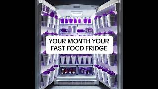 Your Month Your Fast Food Fridge fast food fridge your month ai [upl. by Ahsened]