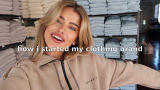 How I started my clothing brand QampA tips  warehouse tour [upl. by Linders]