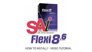 FlexiSIGN Pro 8 6 How To Install Tutorial [upl. by Carbo]