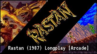 Rastan Arcade 1987 Longplay guide walkthrough tutorial [upl. by Far569]