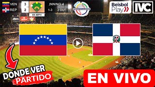 Venezuela vs República Dominicana en vivo donde ver a que hora juega Serie del Caribe 2024 [upl. by Nylirahs]