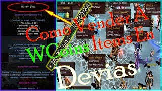 Como Vender En Devias A WCoins Tus Items Mas Tips Y Consejos [upl. by Asreht]