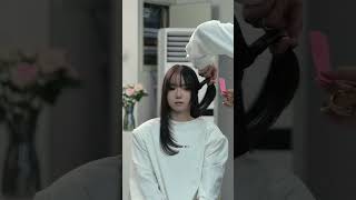 Perfect midlength cut amp perm Love the vibe🪄 HairVibes ChicHaircut hairstyle hairtutorial [upl. by Nerb]