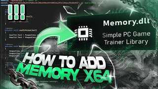 How to add Memory x64 [upl. by Ecam]