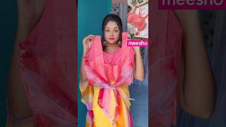 Meesho party wear saree haul ✨💝 fashion meesho meeshohaul saree [upl. by Retha37]