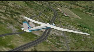 GLIDER WA22 WASSMER XPLANEV10 LMM [upl. by Jutta351]