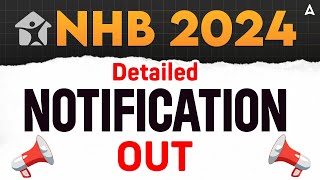 NHB Recruitment 2024  NHB Assistant Manager 2024 Notification Out  Full Details [upl. by Klara366]