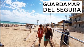 Guardamar del Segura Costa Blanca Spain August 2022 Promenade and Beach Walking Tour 🇪🇸 [upl. by Akeryt504]