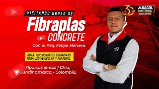 Fibraplas Concrete en Acción Reemplazando la Malla Electrosoldada en Concretos Estampados [upl. by Okier]