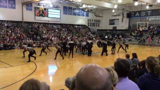 Shawnee Mission East Lancer Dancers and Drumline [upl. by Hilly]