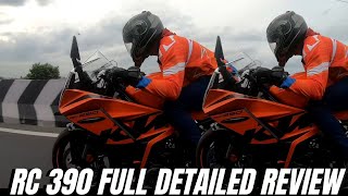 KTM RC 390 2022  Full Detailed Ride Review  Top Speed 180 Kmph [upl. by Bobette]