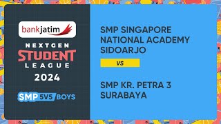 BANK JATIM NEXTGEN STUDENT LEAGUE 2024 PUTRA SMP SINGAPORE NATIONAL ACADEMY VS SMP KR PETRA 3 SBY [upl. by Malkin500]