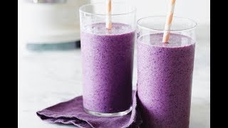 The BEST Blueberry Banana Smoothie for every morning [upl. by Oeflein]