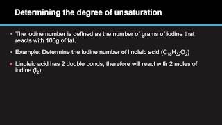 B45 Define the term iodine number [upl. by Moreland]