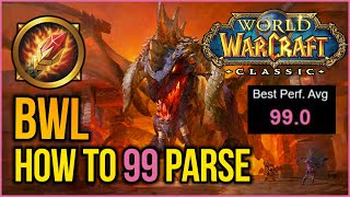 Wow Classic  How to 99 Parse in BWL as a MAGE  DPS Guide [upl. by Rimaa]